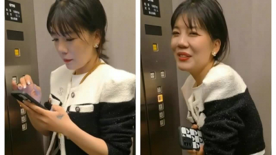 電梯少婦，端莊娴雅，陰道卻塞着跳蛋，哥哥各種調教（簡階免費看後續）