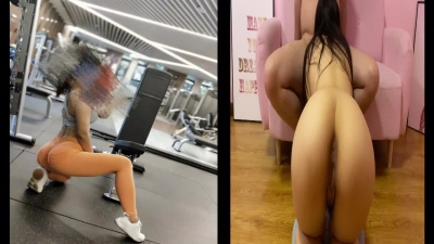 健身房撩的肥臀小姐姐，完美身材讓人欲罷不能