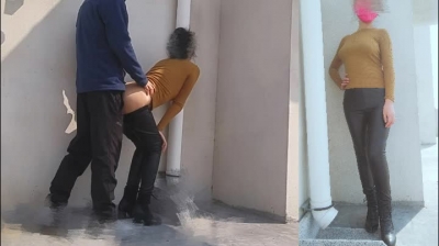 樓頂後入蕩婦小同事