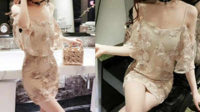 公司酒會上的小浪女