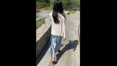 [原創]刺激紅色高跟鞋公園野戰 收藏不迷路！
