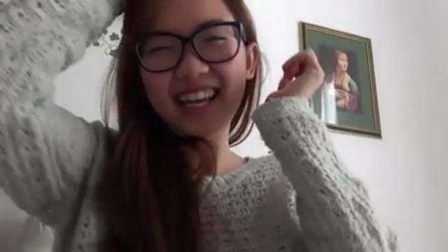 可愛清楚女友口交自拍 
