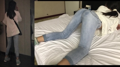 爆騷牛仔褲！身材超好的酒吧小姐姐