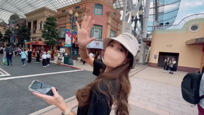 和好友哈露露去環球影城的啪啪之旅！~