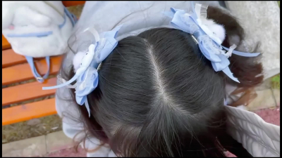 公園口爆 商場内射雙馬尾少女