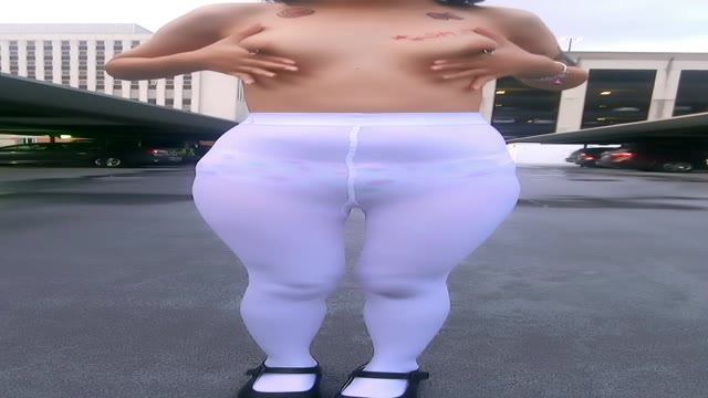 停車場露出2